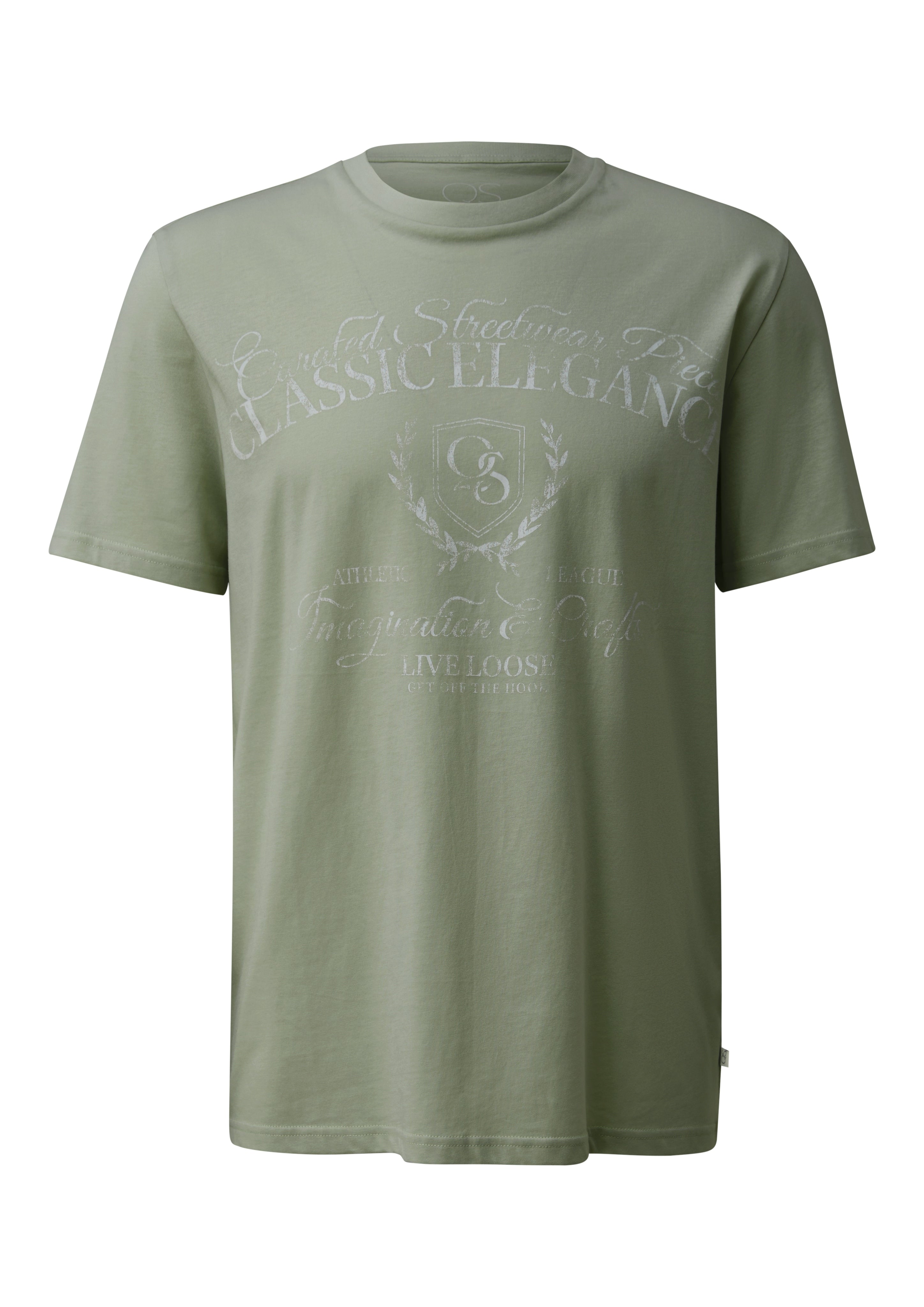 QS by S.Oliver Herren T-Shirts kurz Blue Green