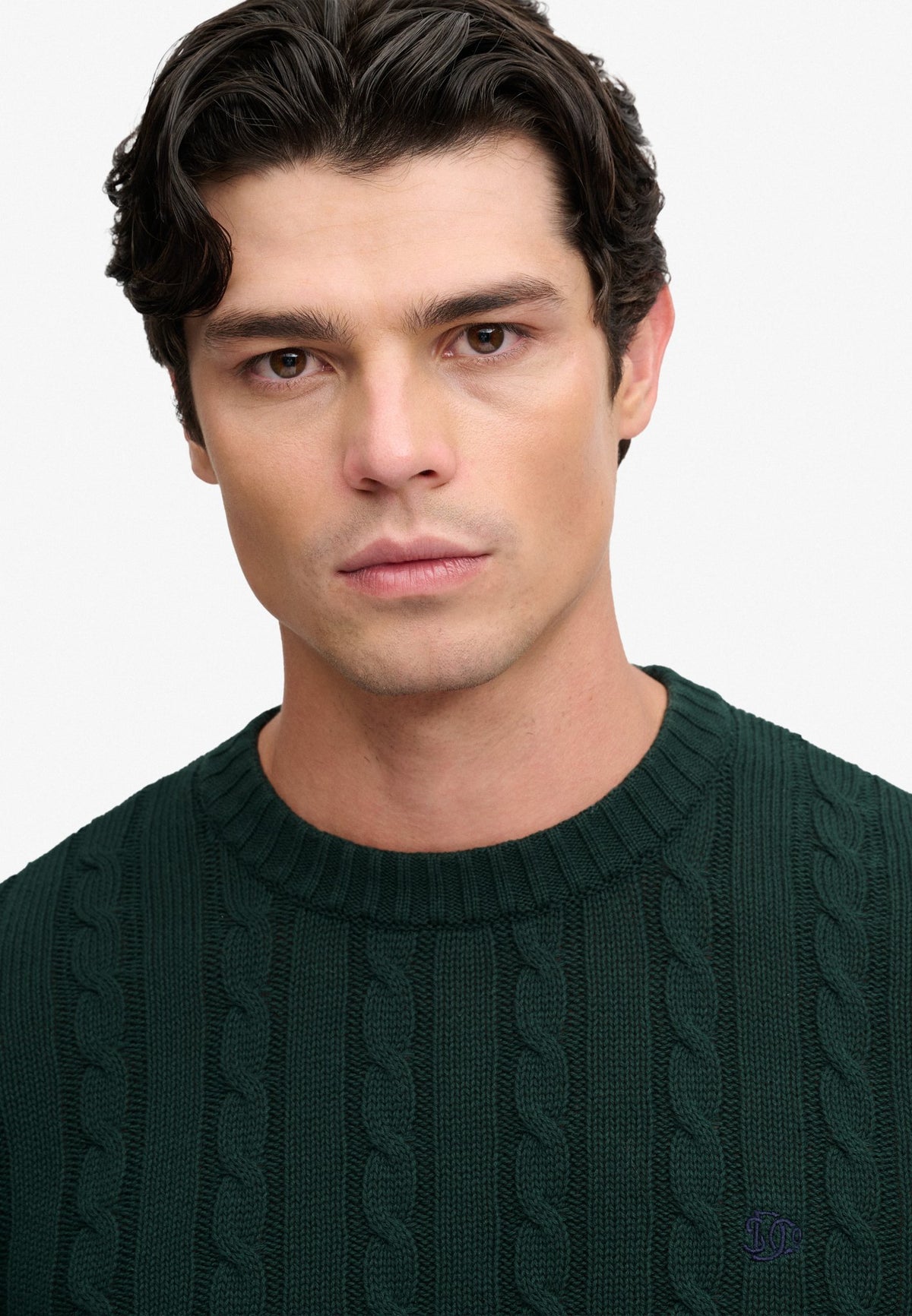 Superdry Herren Strickjacken Lx Quad Green