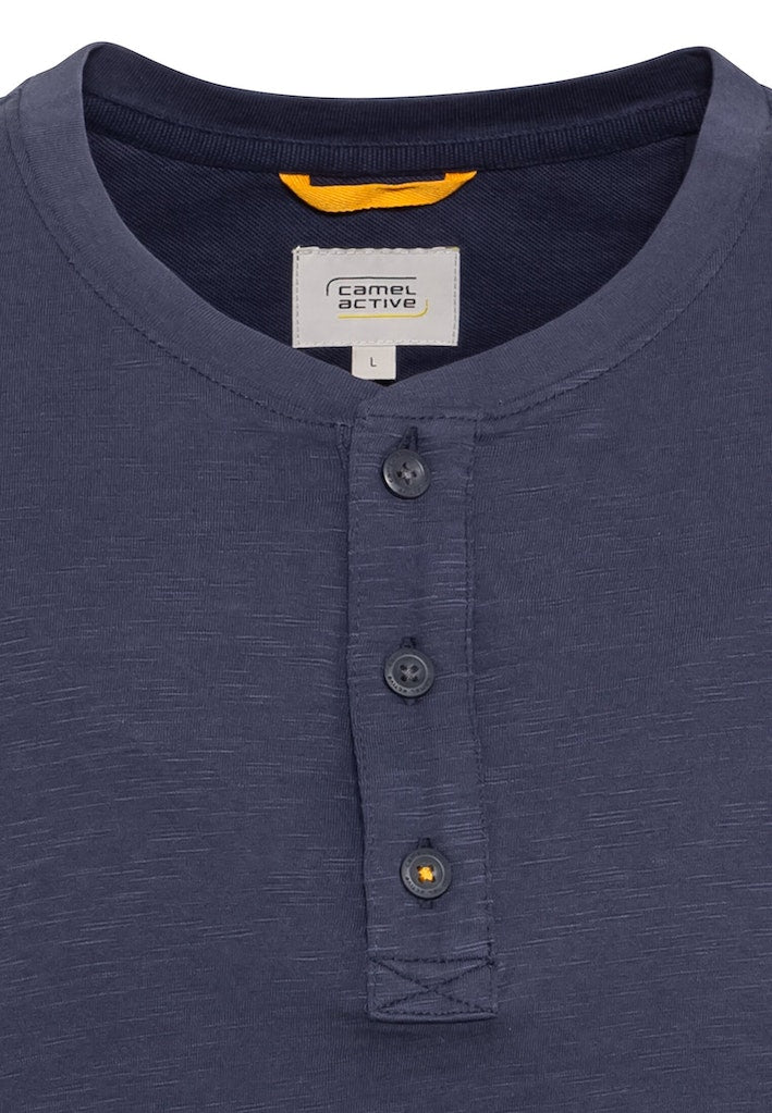 Camel active Herren T-Shirts kurz Night Blue