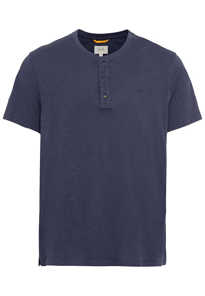 Camel active Herren T-Shirts kurz Night Blue