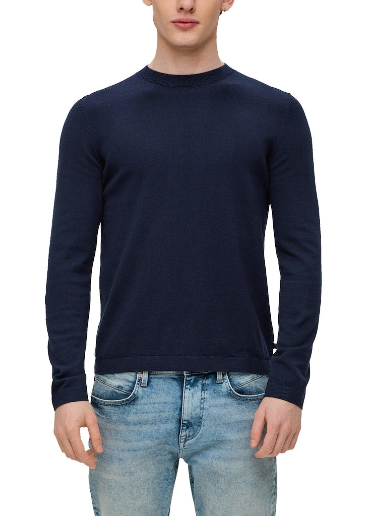 QS by S.Oliver Herren Pullover Blue