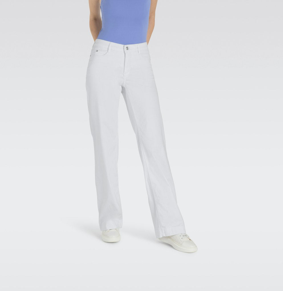 Mac Damen Jeans White Denim