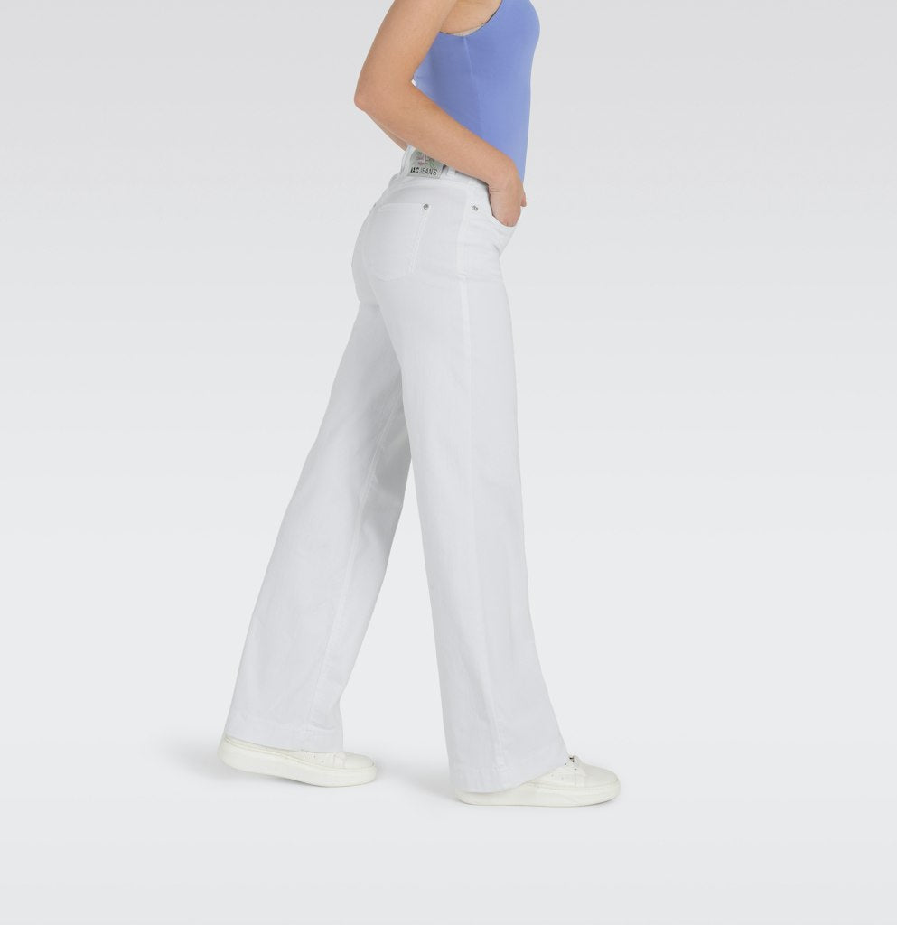 Mac Damen Jeans White Denim