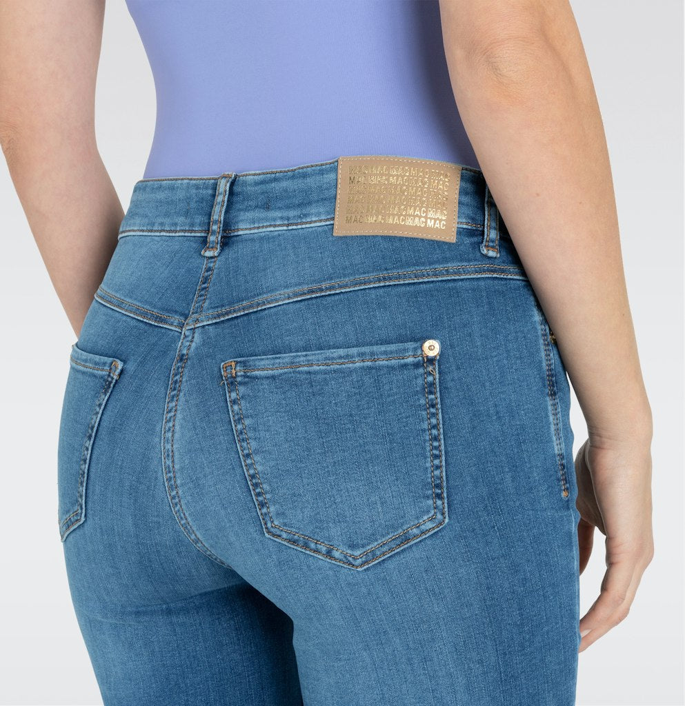 Mac Damen Jeans Medium Blue Aut