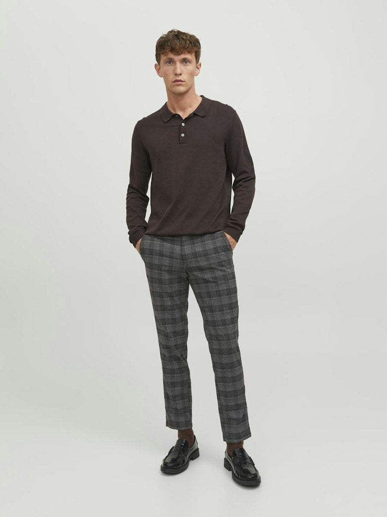Jack & Jones Herren Hosen Burgundy/Check