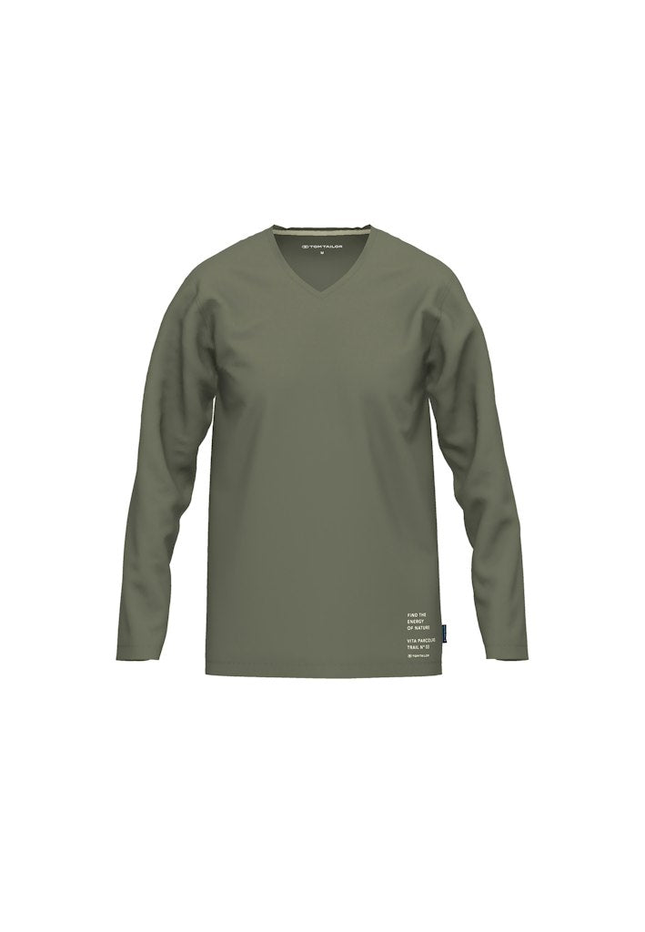 Tom Tailor Herren Grün-Mittel-Uni