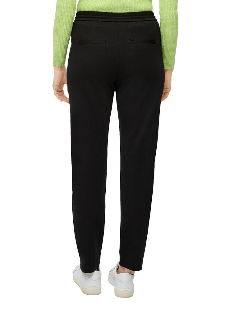S. Oliver red Damen Hosen Grey/Black
