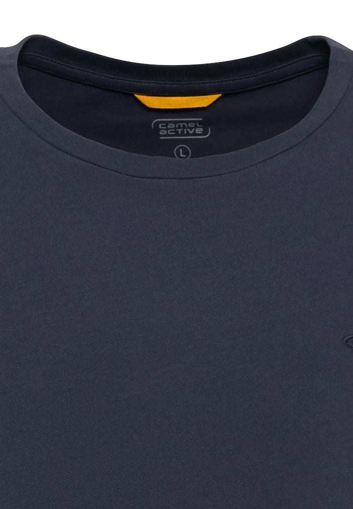 Camel active Herren T-Shirts kurz Night Blue
