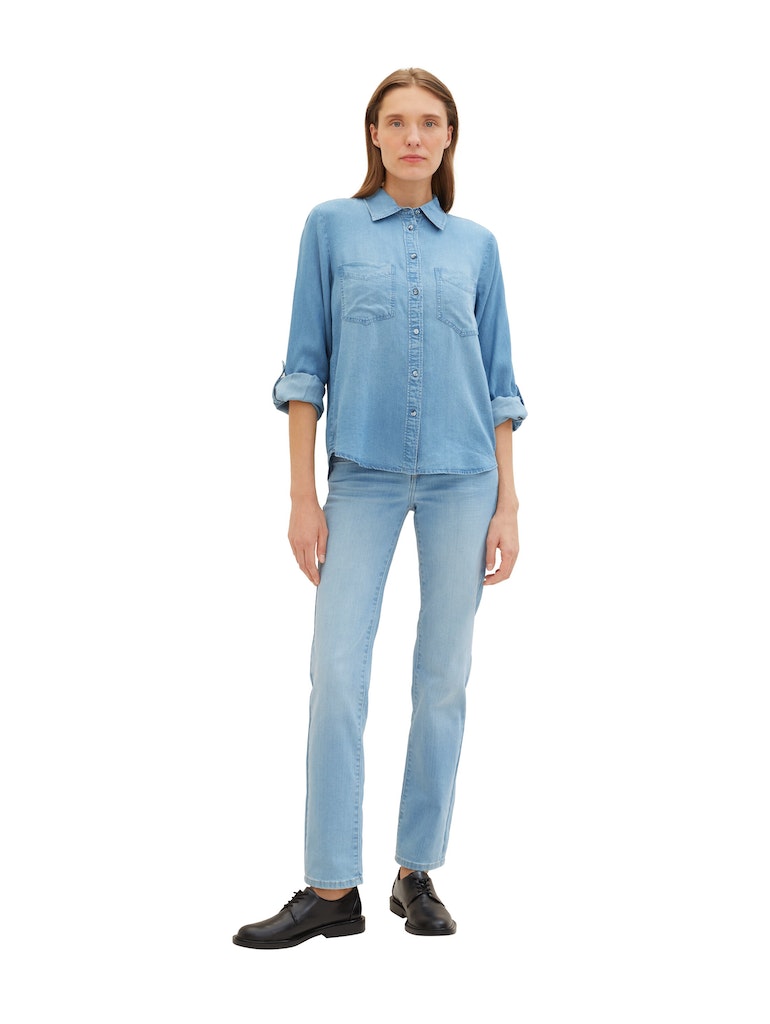 Tom Tailor Damen Blusen Clean Mid Stone