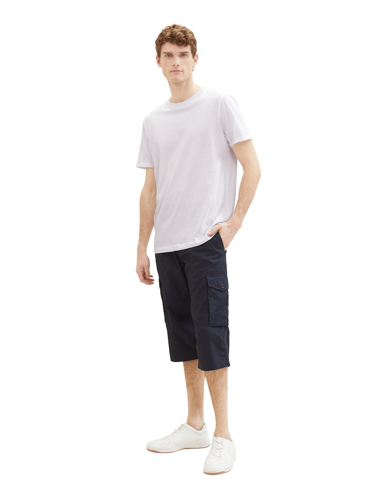 Tom Tailor Herren Hosen Navy Geometric