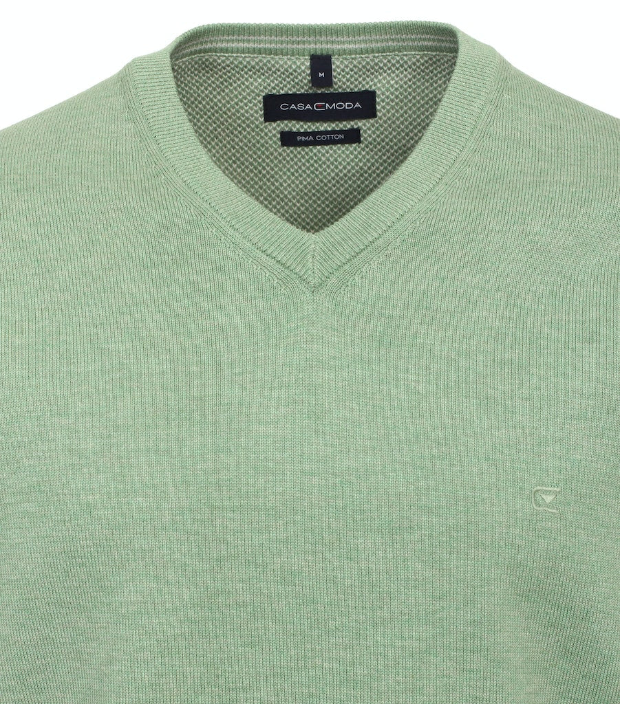 Casa Moda Herren Pullover Gruen
