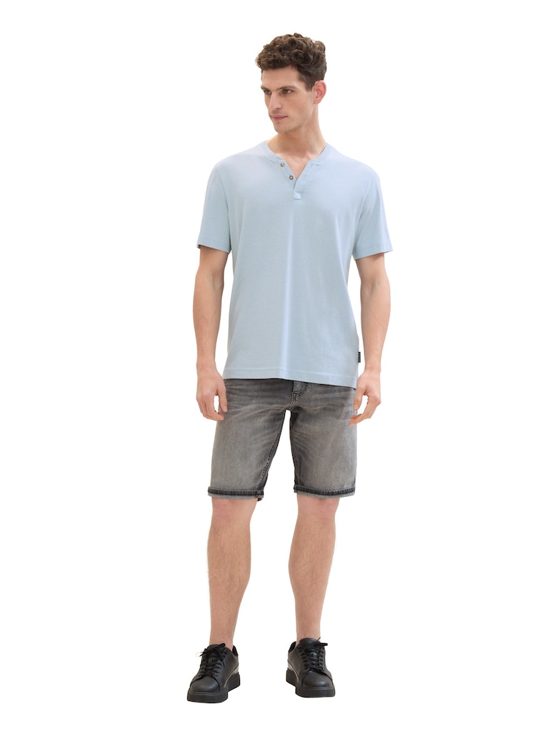 Tom Tailor Herren Shorts Used Light Ston