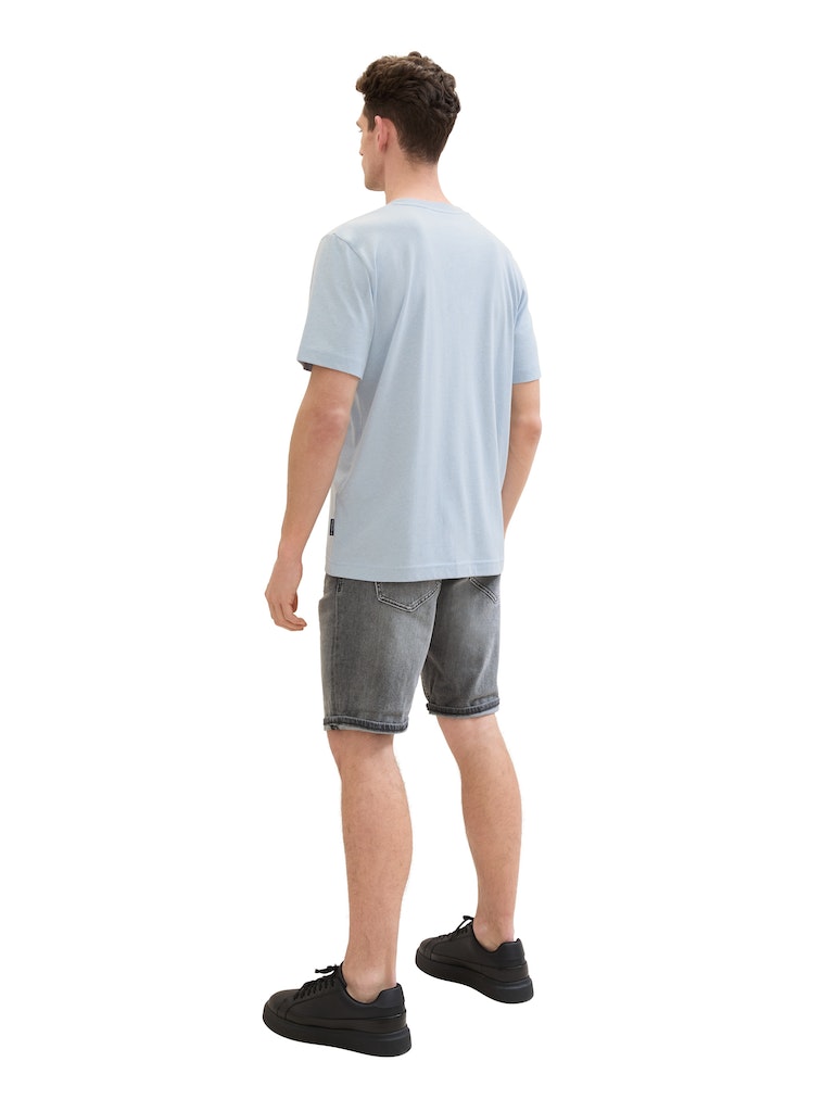 Tom Tailor Herren Shorts Used Light Ston