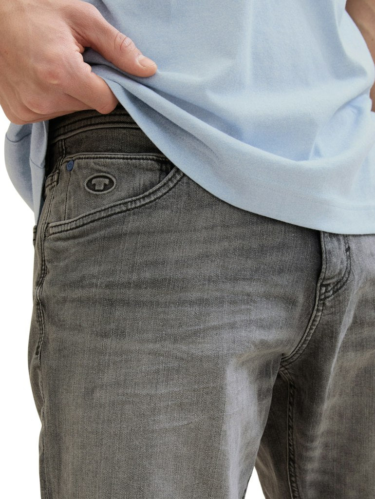 Tom Tailor Herren Shorts Used Light Ston