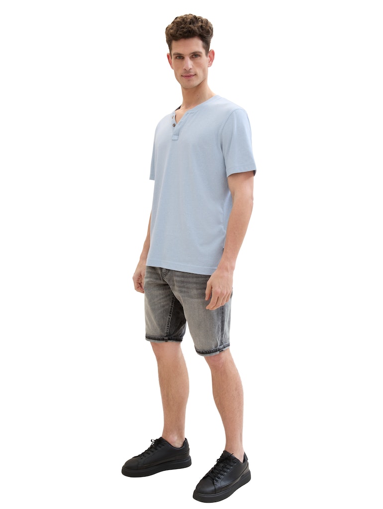 Tom Tailor Herren Shorts Used Light Ston
