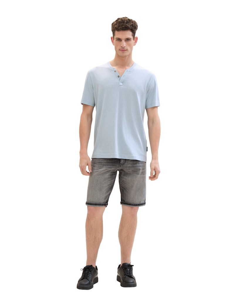 Tom Tailor Herren Shorts Used Light Ston
