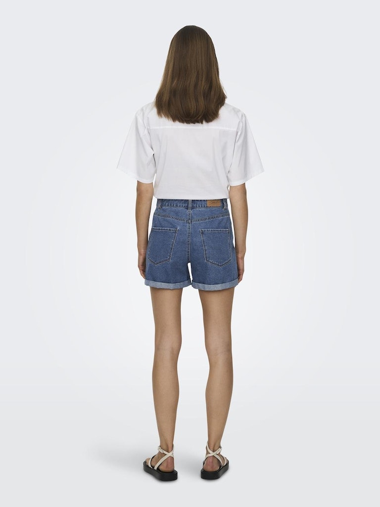 only Damen Shorts Medium Blue Den