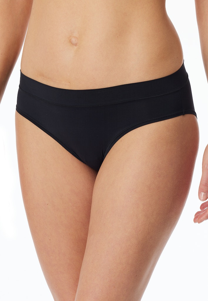 Schiesser Slip Schwarz