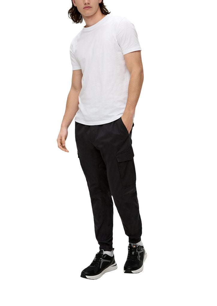QS by S.Oliver Herren Hosen Grey/Black