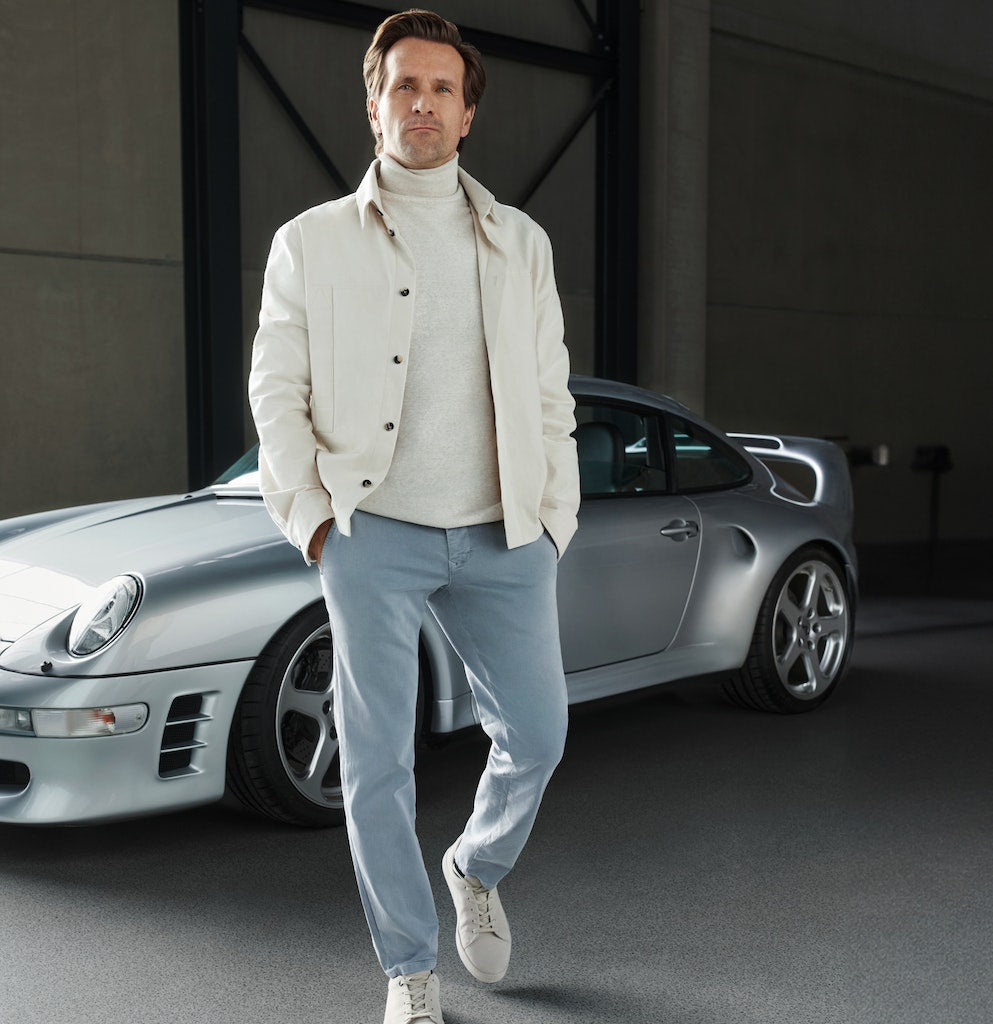 Mac Herren Jeans W Steel Blue