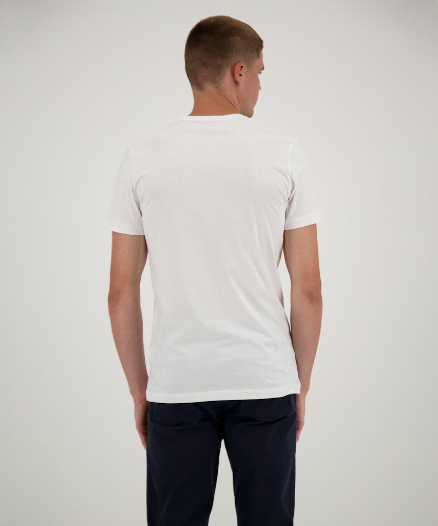 Ragman Herren T-Shirts kurz  Weiss
