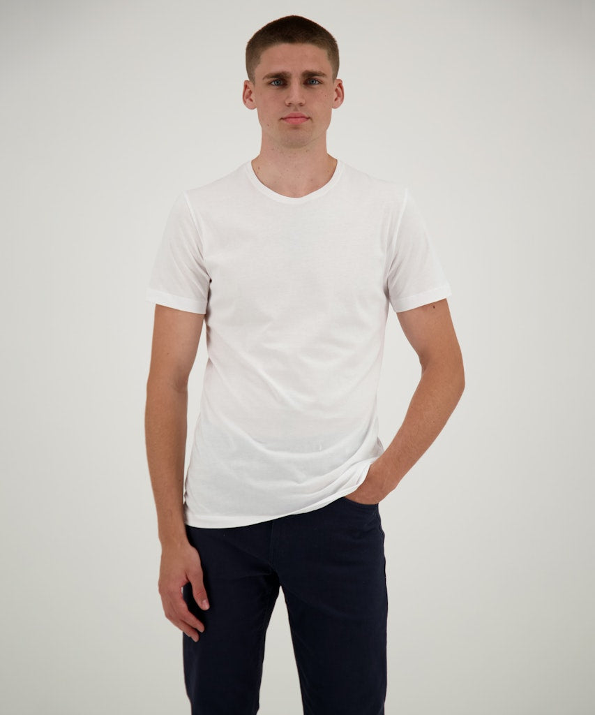 Ragman Herren T-Shirts kurz  Weiss