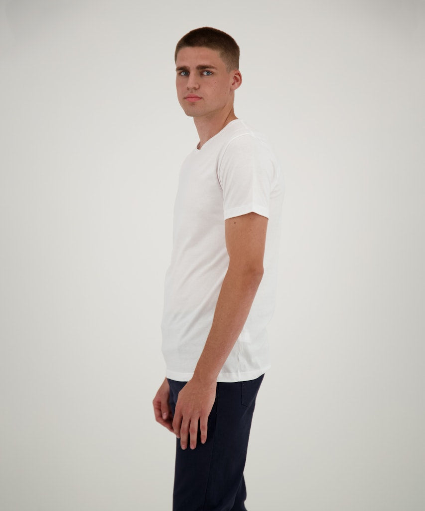Ragman Herren T-Shirts kurz  Weiss