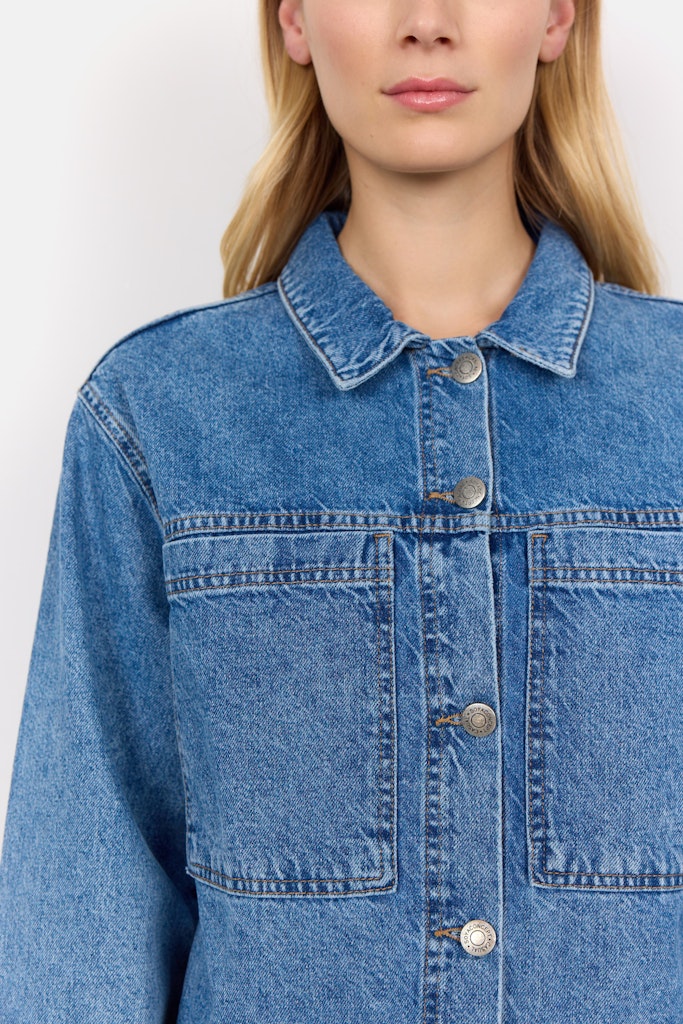 Soya Concept Damen Jacken Medium Blue Den