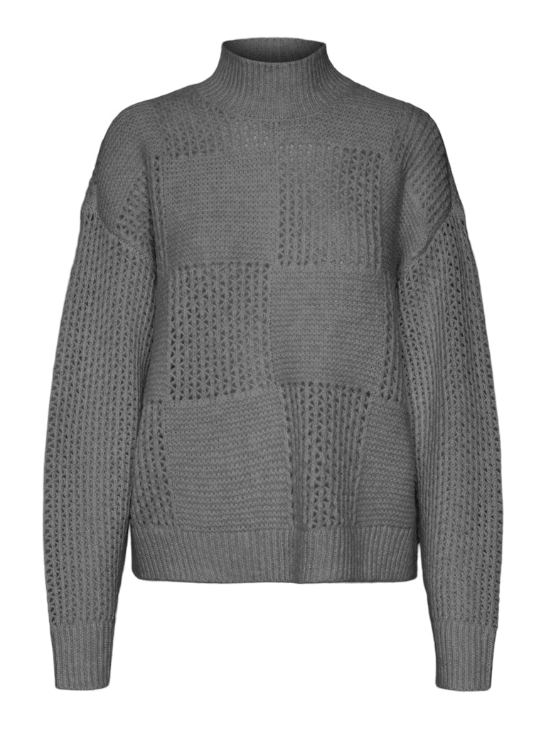 Vero Moda Damen Pullover Medium Grey Mel