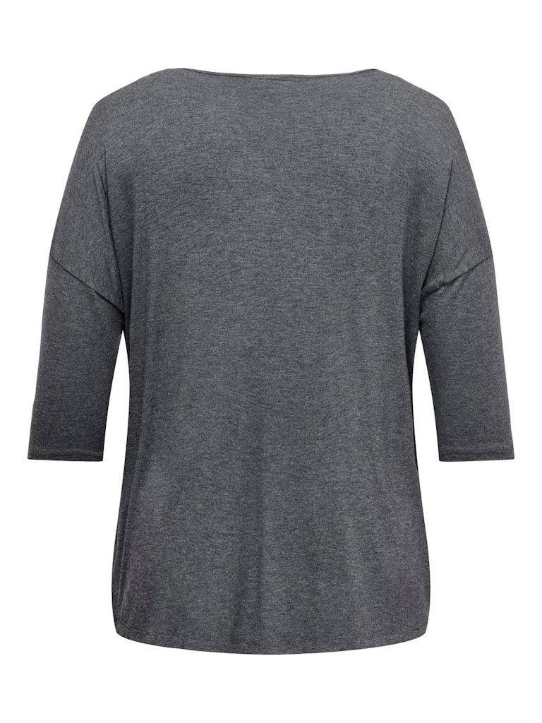 Only Caramkoma Damen T-Shirts Dark Grey Melan