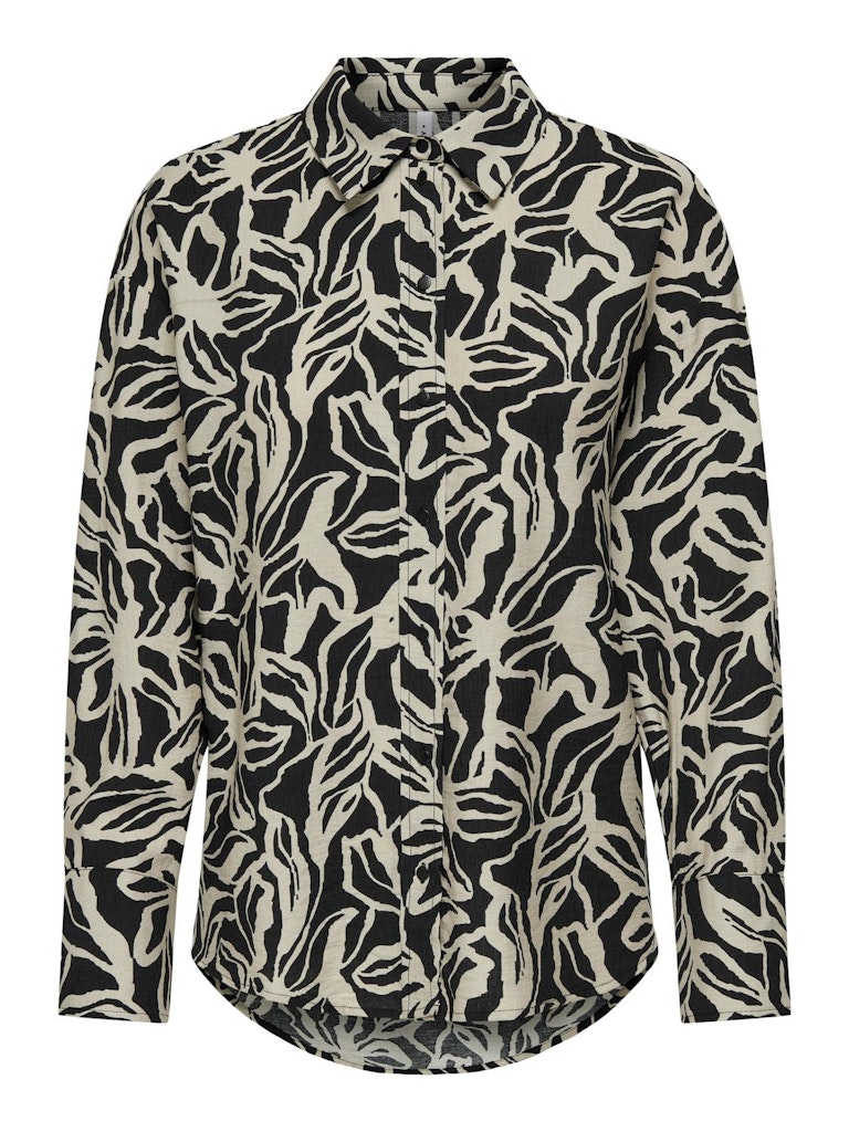 only Damen Blusen Black/Bf Bloom