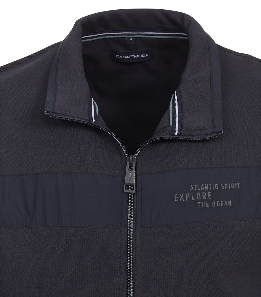 Casa Moda Herren Westen Blau