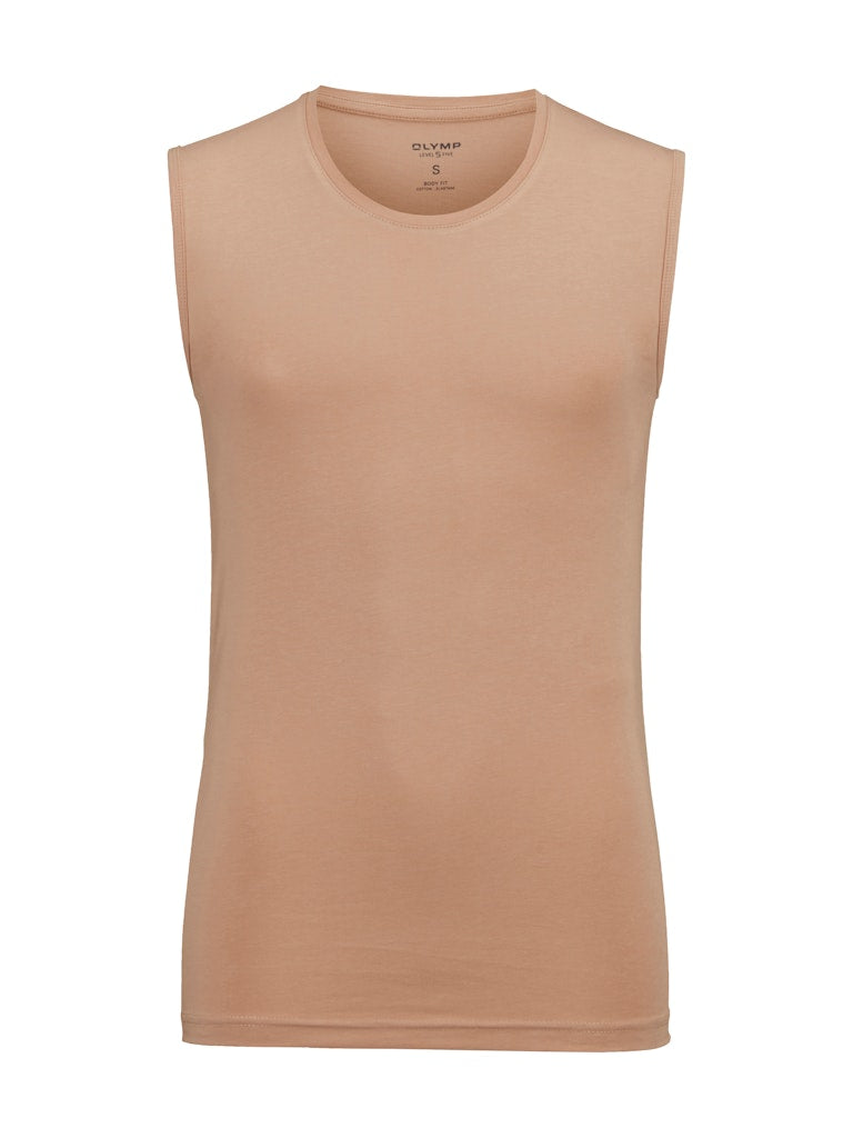 Olymp Herren T-Shirts kurz Caramel