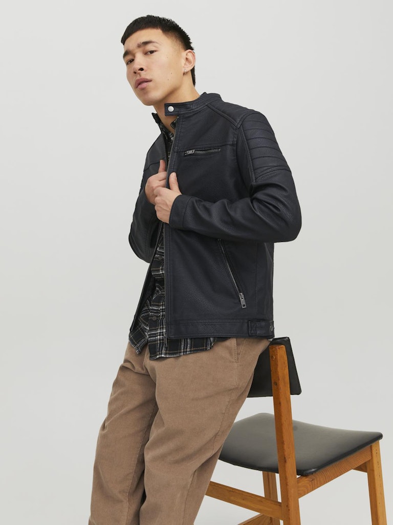 Jack & Jones Herren Jacken Black/Pu