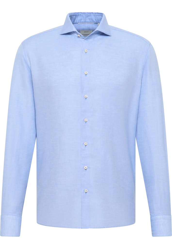 Eterna Herren Hemden lang Blau
