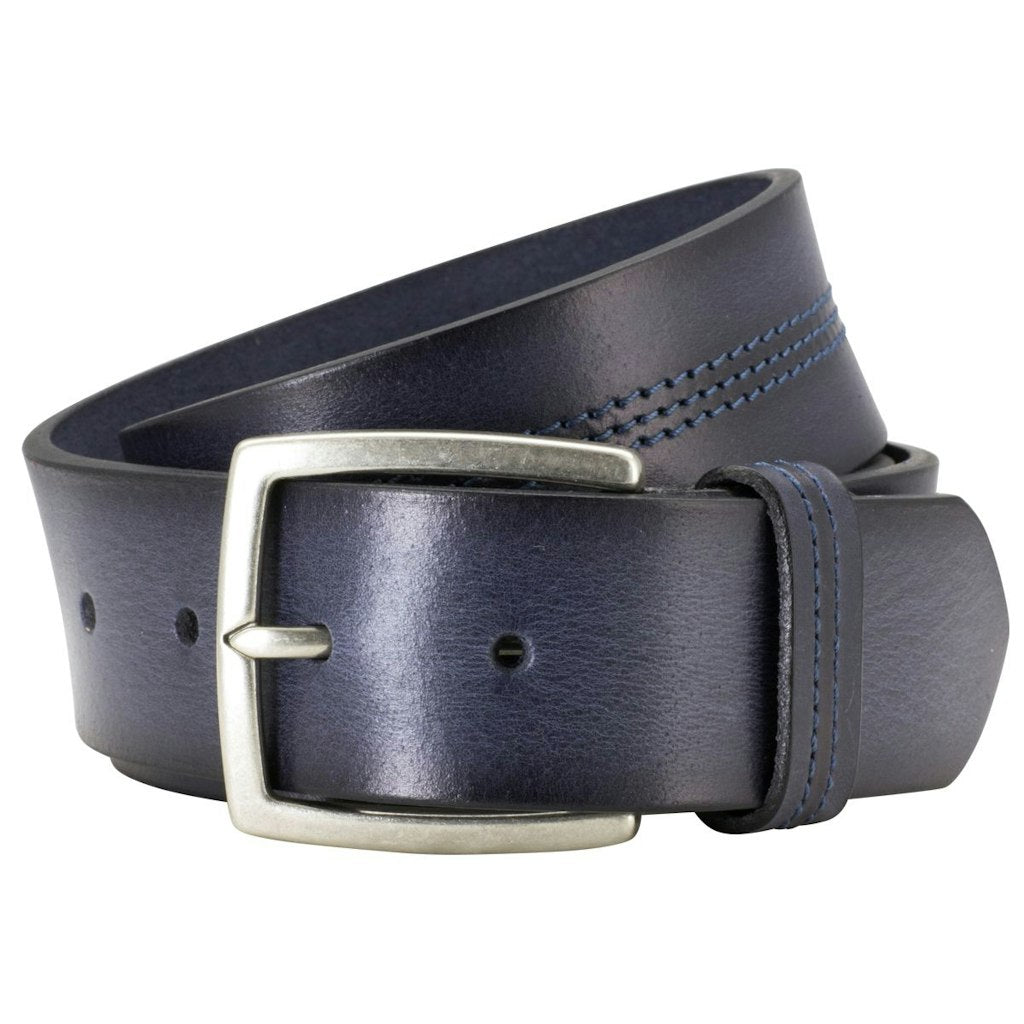 LINDENMANN Herren Gürtel Marine