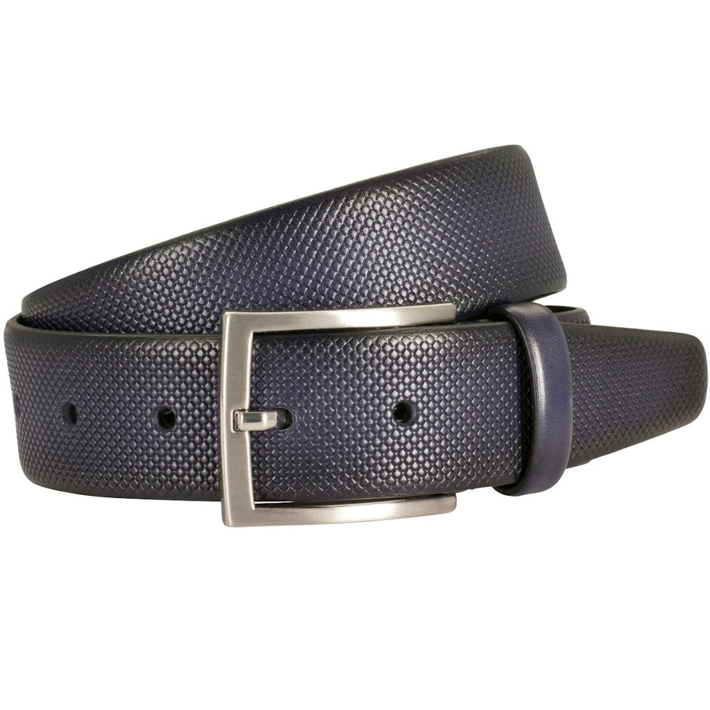 LINDENMANN Herren Gürtel Marine