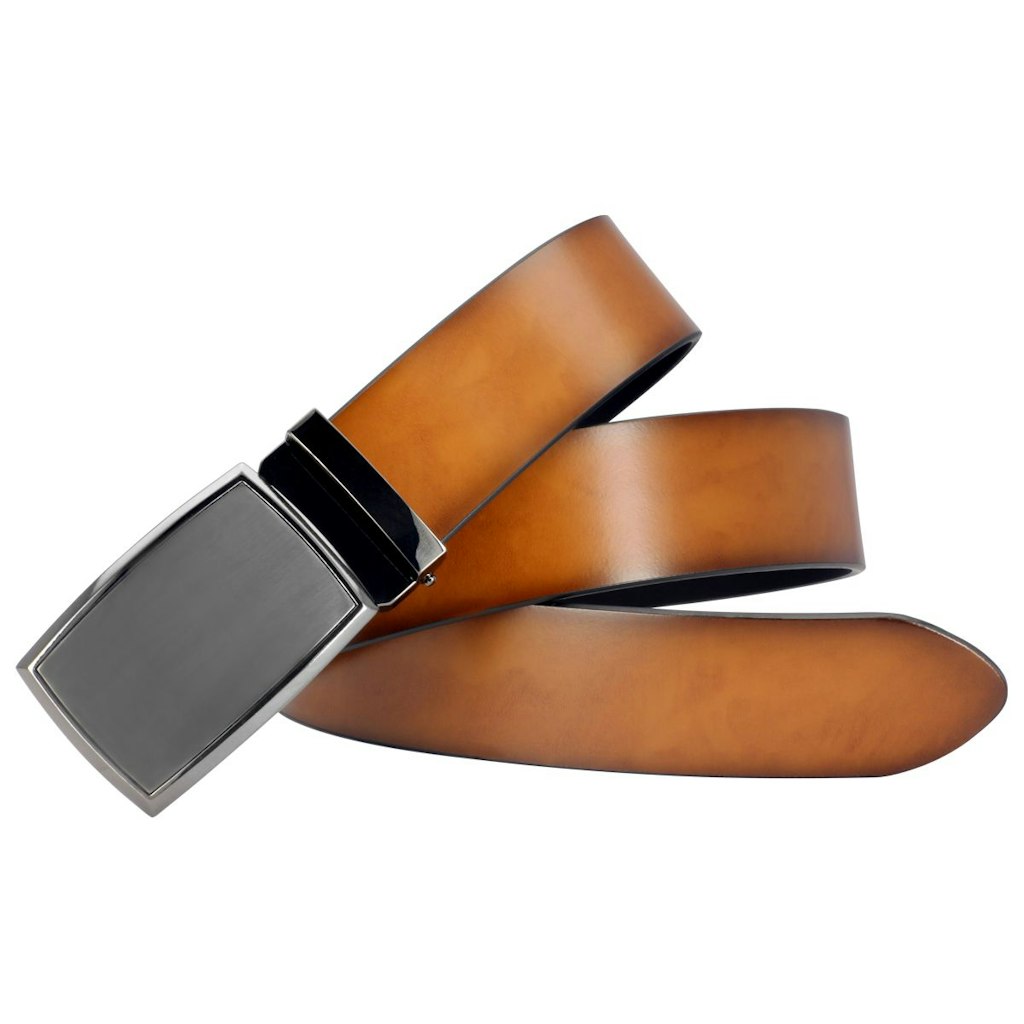 LINDENMANN Herren Gürtel Cognac