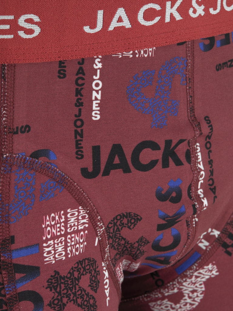 Jack & Jones Herren Wäsche Red Dahlia/Blac