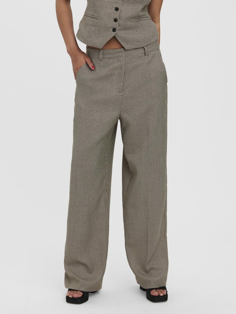 Vero Moda Damen Hosen Coffee Bean/Oat