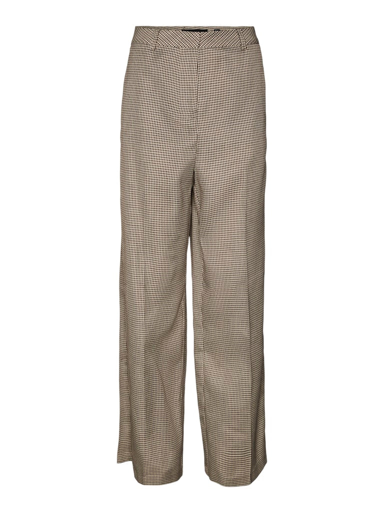 Vero Moda Damen Hosen Coffee Bean/Oat