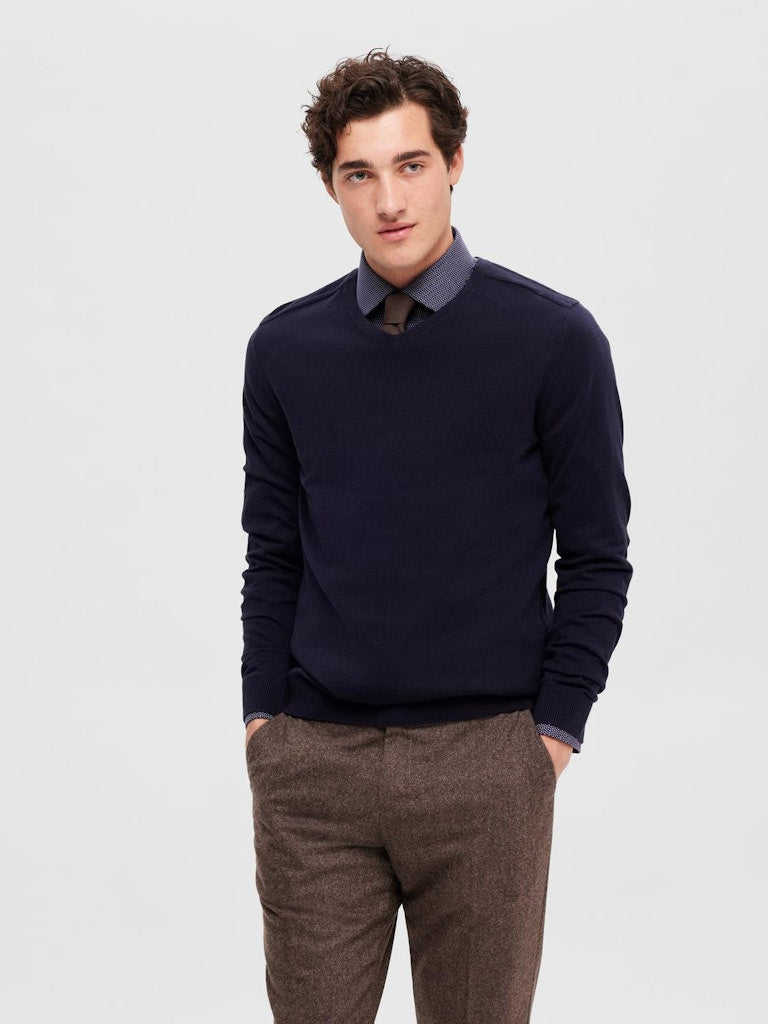Selected homme Herren Pullover Navy