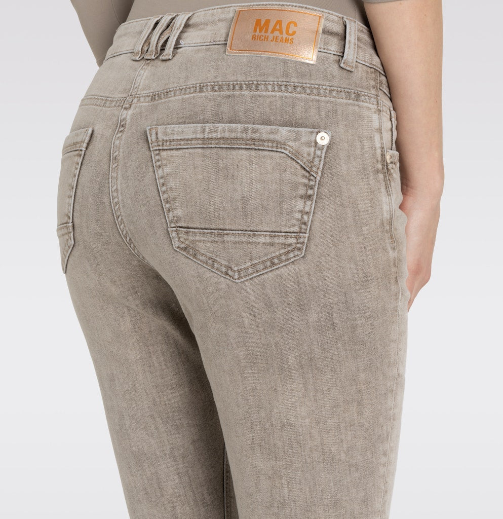 Mac Damen Jeans Beige Colored W