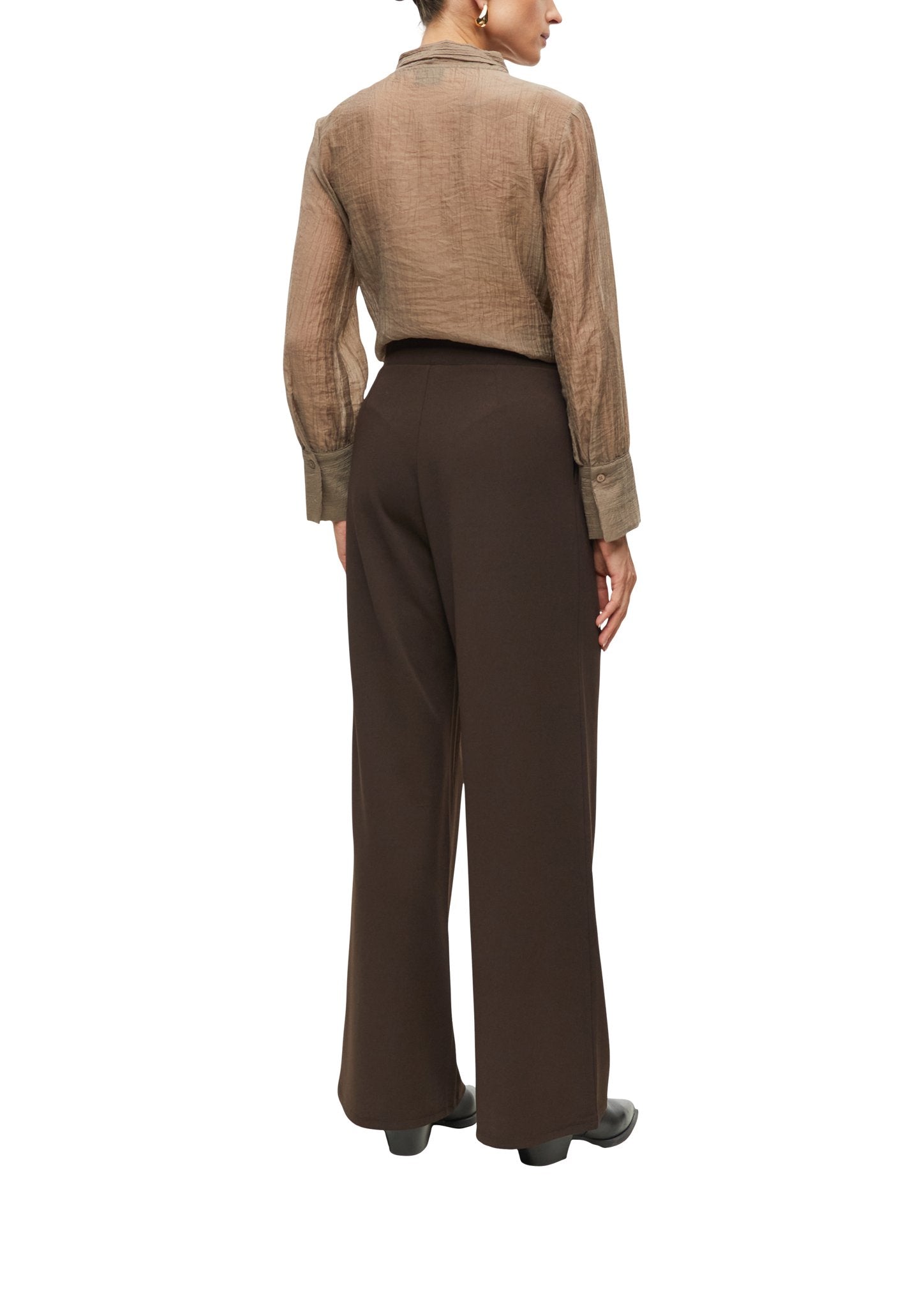 S. Oliver black Damen Hosen Brown