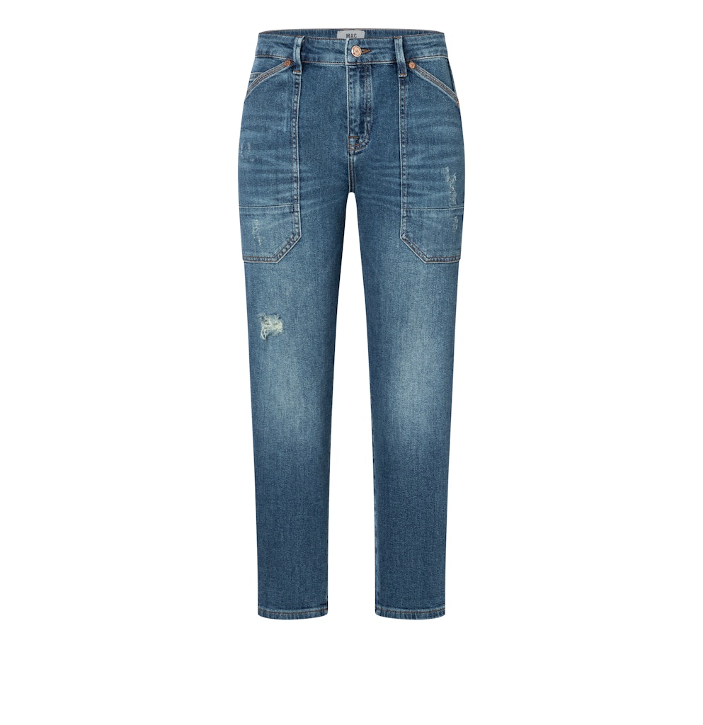 Mac Damen Jeans Mid Blue Chic W
