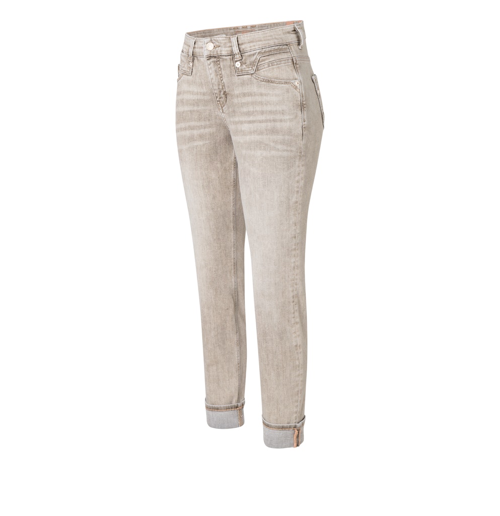 Mac Damen Jeans Beige Colored W