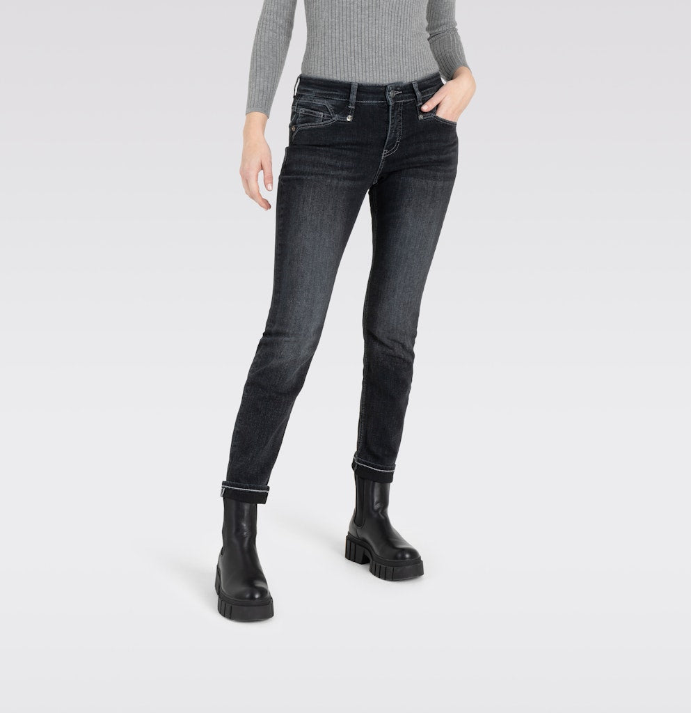 Mac Damen Jeans Anthra Used
