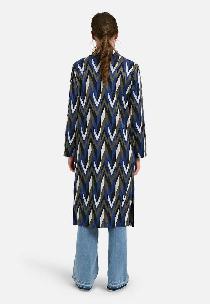 Milano Damen Strickjacken Navy Print