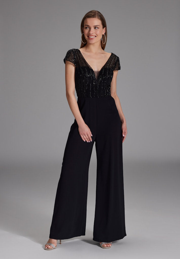 Swing Damen Jumpsuits Black