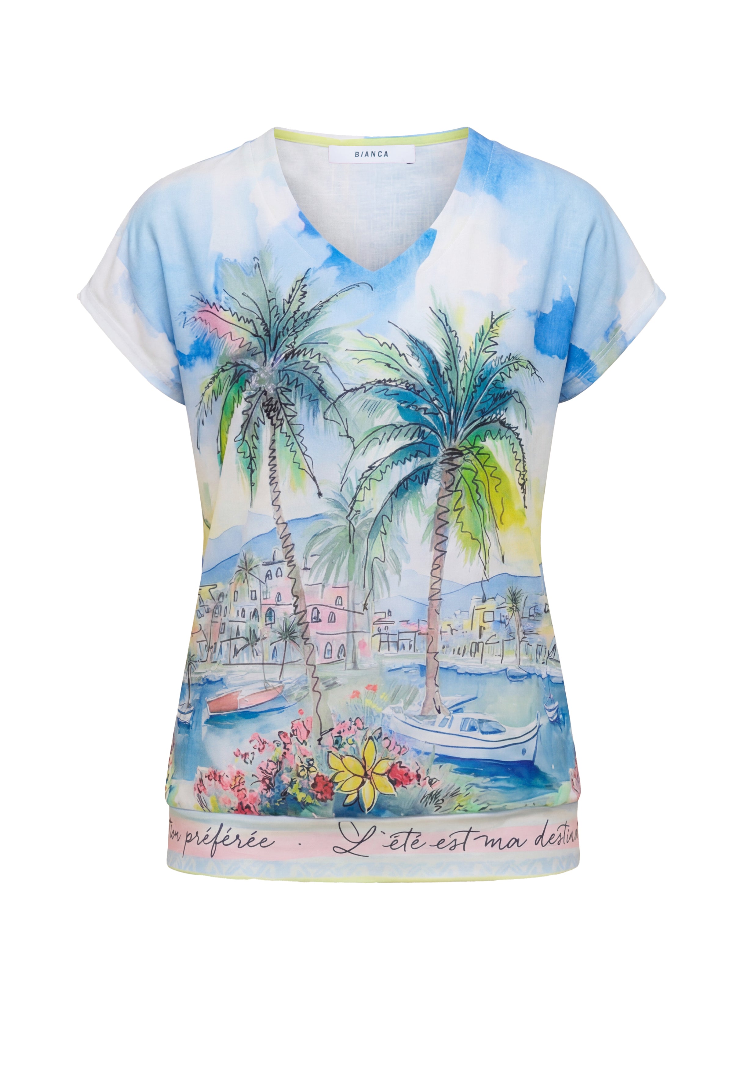 Bianca Damen T-Shirts Blue Mix